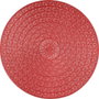 Quid Dessous de plat Rouge Plastique Ø 38 cm (12 Unités)