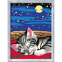 Ravensburger Kit de Peinture par Numéros Creart Série D - Chat Rêveur 12023262, Jeu Créatif pour Enfants dès 7 Ans