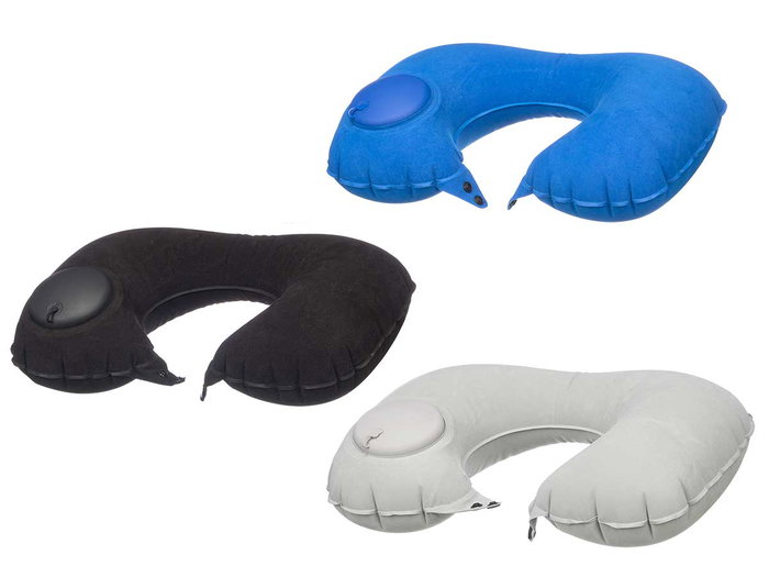 VAIVEN Lot de 24 coussins de cou auto-gonflables assortis (Bleu, Gris, Noir) liftoff-style