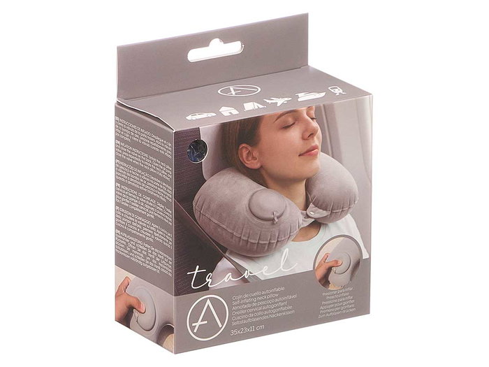 VAIVEN Lot de 24 coussins de cou auto-gonflables assortis (Bleu, Gris, Noir) liftoff-style