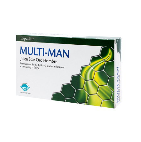 ESPADIET Jalea Star Oro Multi Man - 20 Vials ESPADIET Jalea Star Oro Multi Man - 20 Vials