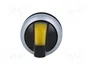 EATON ELECTRIC Commutateur rotatif jaune 22mm 2 positions