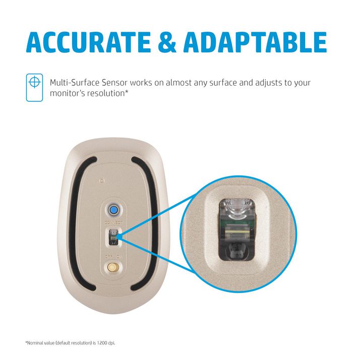HP 410 Souris Bluetooth ultra-plate Silver