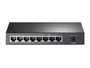 Omada TL-SG1008P - Commutateur Gigabit Desktop 8 Ports avec 4 Ports PoE+ (802.3af), 10/100/1000 Mbps, 16 Gbps, Alimentation 53W, 8K Adresses MAC