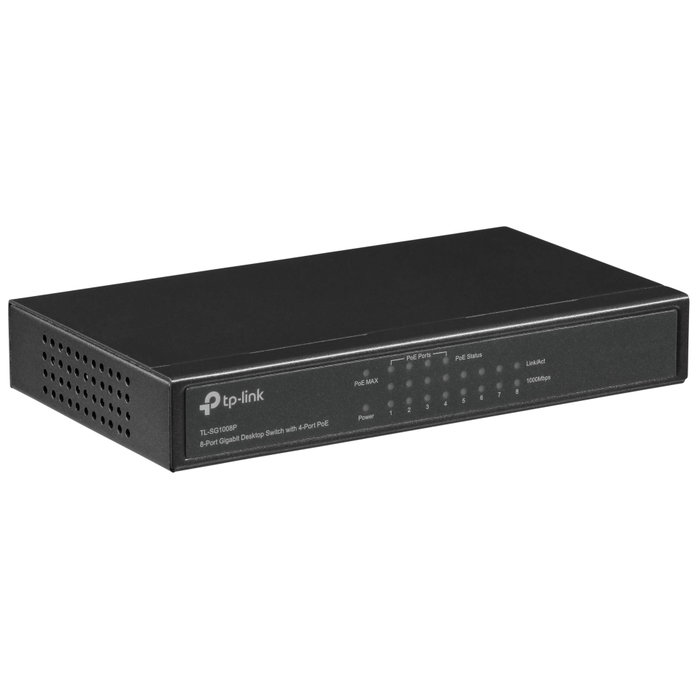 TP-Link TL-SG1008P Switch Gigabit 8 ports avec 4 ports PoE