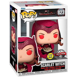 Funko Pop Marvel WandaVision Scarlet Witch Glows - Figurine Exclusive