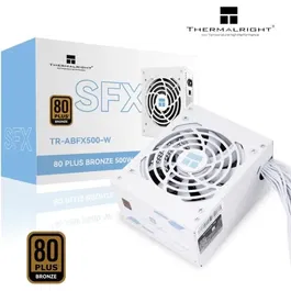 Thermalright Alimentation PC ABFX, 500 W, 80+ Bronze, format SFX, non modulaire, couleur blanc - Pour configurations compactes