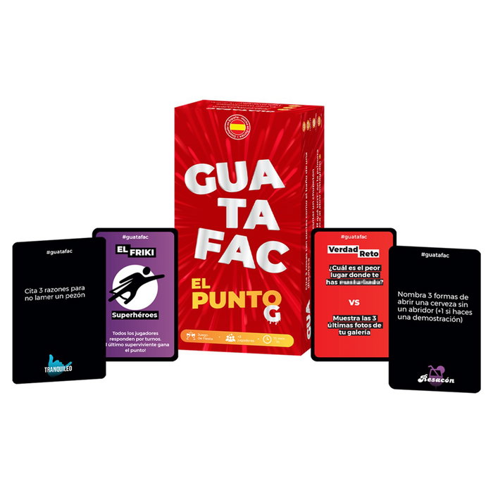 La Caja Guatafac El Punto G LCLS03ES Jeu de société pour adultes, 420 cartes, 3 à 12 joueurs, 15-60 min La Caja Guatafac El Punto G LCLS03ES Jeu de société pour adultes, 420 cartes, 3 à 12 joueurs, 15-60 min