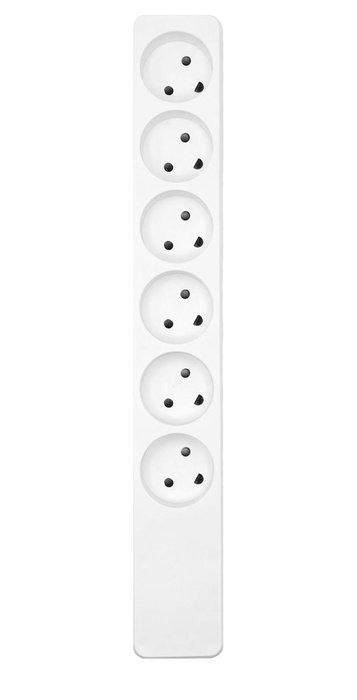MicroConnect MC-GRU0600DKW - Multiprise danoise à 6 prises avec extrémité ouverte - Blanche - Normes européennes MicroConnect MC-GRU0600DKW - Multiprise danoise à 6 prises avec extrémité ouverte - Blanche - Normes européennes