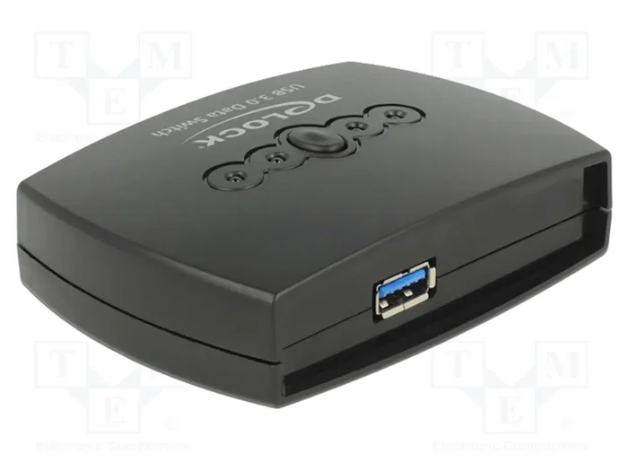 DELOCK Switch USB noir avec 5 ports DELOCK Switch USB noir avec 5 ports