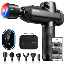 Renpho Pistolet de massage Power+ Thermacool C001SH Noir