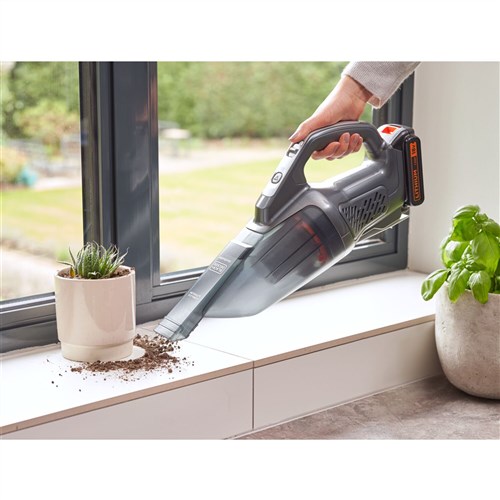 Black+Decker BCHV-001C1 Aspirateur balai sans fil cyclonique avec batterie externe Lithium 18V 1.5Ah - Filtre lavable et autonomie 12 min Black+Decker BCHV-001C1 Aspirateur balai sans fil cyclonique avec batterie externe Lithium 18V 1.5Ah - Filtre lavable et autonomie 12 min