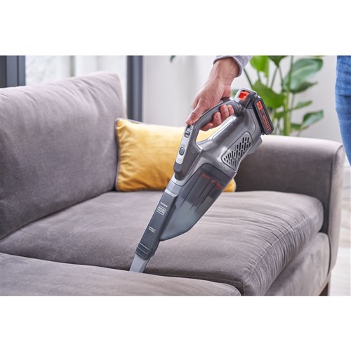 Black+Decker BCHV-001C1 Aspirateur balai sans fil cyclonique avec batterie externe Lithium 18V 1.5Ah - Filtre lavable et autonomie 12 min Black+Decker BCHV-001C1 Aspirateur balai sans fil cyclonique avec batterie externe Lithium 18V 1.5Ah - Filtre lavable et autonomie 12 min