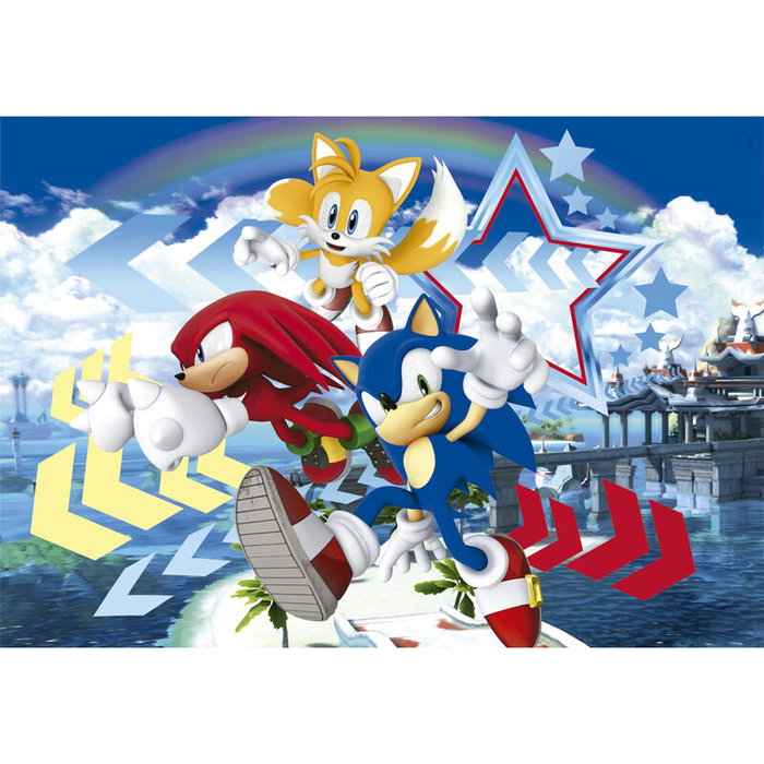 CLEMENTONI Puzzle Sonic the Hedgehog 104 pièces, 48.5 x 33.5 cm CLEMENTONI Puzzle Sonic the Hedgehog 104 pièces, 48.5 x 33.5 cm