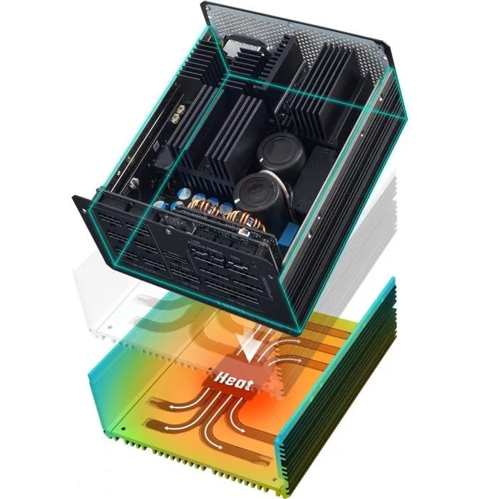 Cooler Master X-Silent Edge Platinum 1100W - Alimentation PC ATX 3.1 - 1100 Watts - 80 Plus Platinum - Modulaire - Silencieuse
