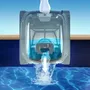 Zodiac CNX 2020 Robot nettoyeur de piscine pour piscines jusqu'à 10 x 5 mètres avec nettoyage fond, parois et ligne d'eau - Boîtier et socle inclus