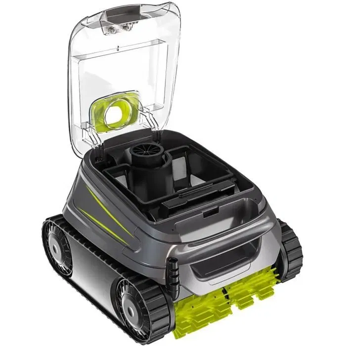 Zodiac CNX 2020 Robot nettoyeur de piscine pour piscines jusqu'à 10 x 5 mètres avec nettoyage fond, parois et ligne d'eau - Boîtier et socle inclus