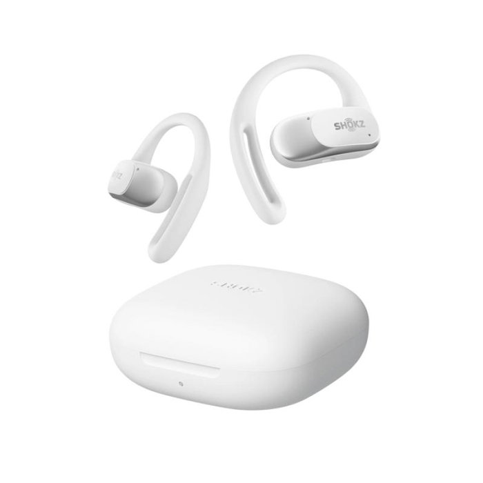 Shokz AfterShokz Casque audio sport sans fil OpenFit blanc - Référence modèle: T511-ST-WT / T511STWT