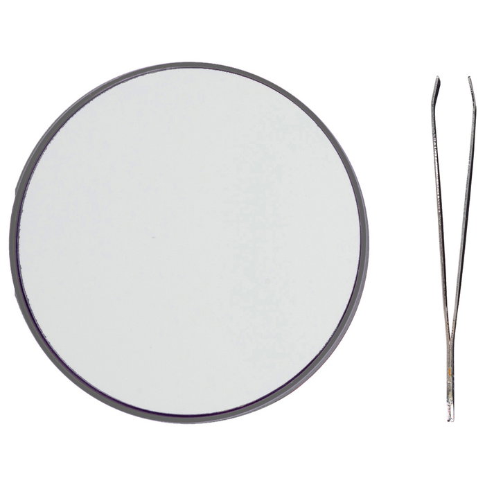 Cosmetic Club Miroir Grossissant x15 et Pince à Épiler