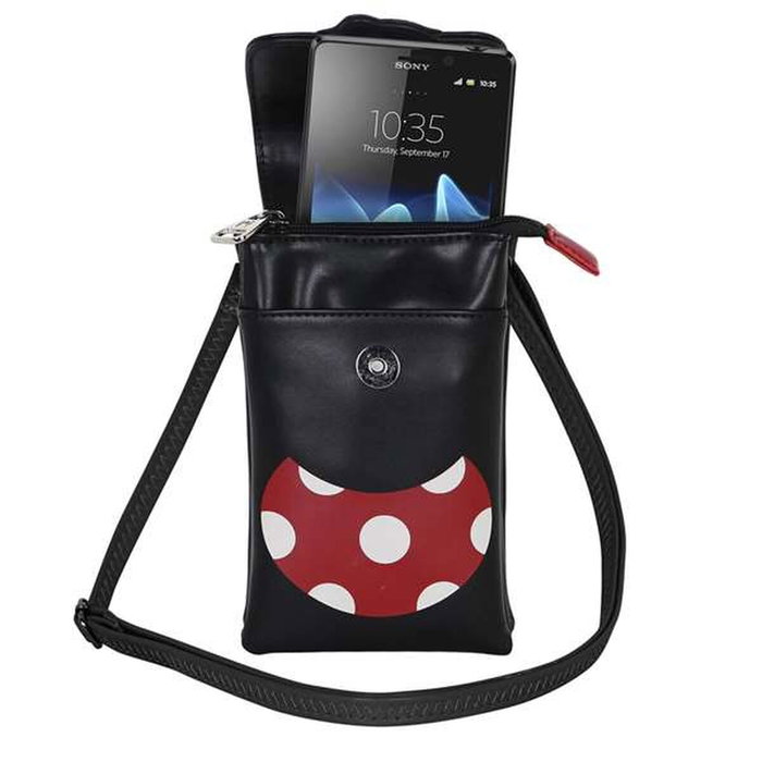 Sac pour téléphone portable Minnie Mouse Noir Sac pour téléphone portable Minnie Mouse Noir