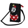 Karactermania Sac pour téléphone Minnie Mouse avec bandoulière PVC et polyester 12 x 3 x 20 cm - Multicolore