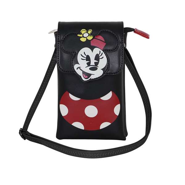Karactermania Sac pour téléphone Minnie Mouse avec bandoulière PVC et polyester 12 x 3 x 20 cm - Multicolore Karactermania Sac pour téléphone Minnie Mouse avec bandoulière PVC et polyester 12 x 3 x 20 cm - Multicolore