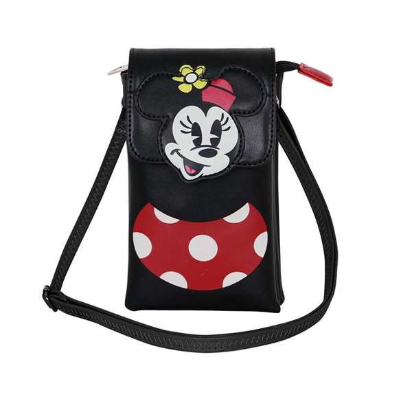 Karactermania Sac pour téléphone Minnie Mouse avec bandoulière PVC et polyester 12 x 3 x 20 cm - Multicolore Karactermania Sac pour téléphone Minnie Mouse avec bandoulière PVC et polyester 12 x 3 x 20 cm - Multicolore