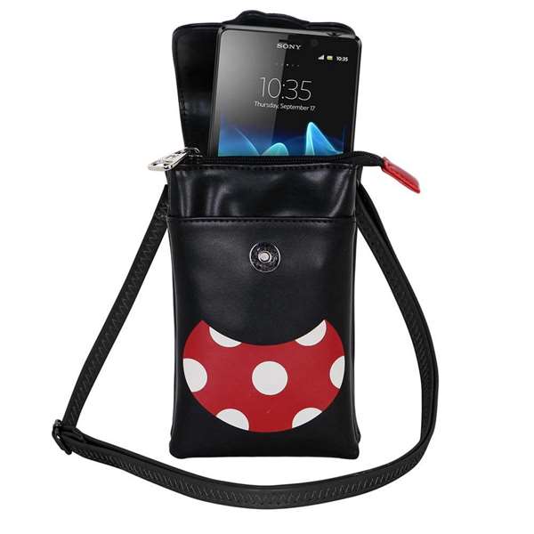 Karactermania Sac pour téléphone Minnie Mouse avec bandoulière PVC et polyester 12 x 3 x 20 cm - Multicolore Karactermania Sac pour téléphone Minnie Mouse avec bandoulière PVC et polyester 12 x 3 x 20 cm - Multicolore