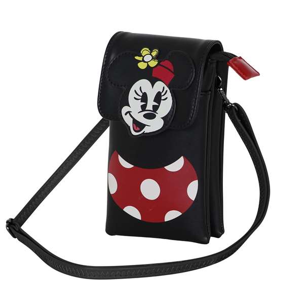 Karactermania Sac pour téléphone Minnie Mouse avec bandoulière PVC et polyester 12 x 3 x 20 cm - Multicolore Karactermania Sac pour téléphone Minnie Mouse avec bandoulière PVC et polyester 12 x 3 x 20 cm - Multicolore