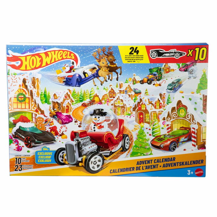 Calendrier de l’Avent Hot Wheels Métal Plastique Sports Calendrier de l’Avent Hot Wheels Métal Plastique Sports