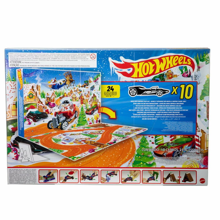 Calendrier de l’Avent Hot Wheels Métal Plastique Sports Calendrier de l’Avent Hot Wheels Métal Plastique Sports