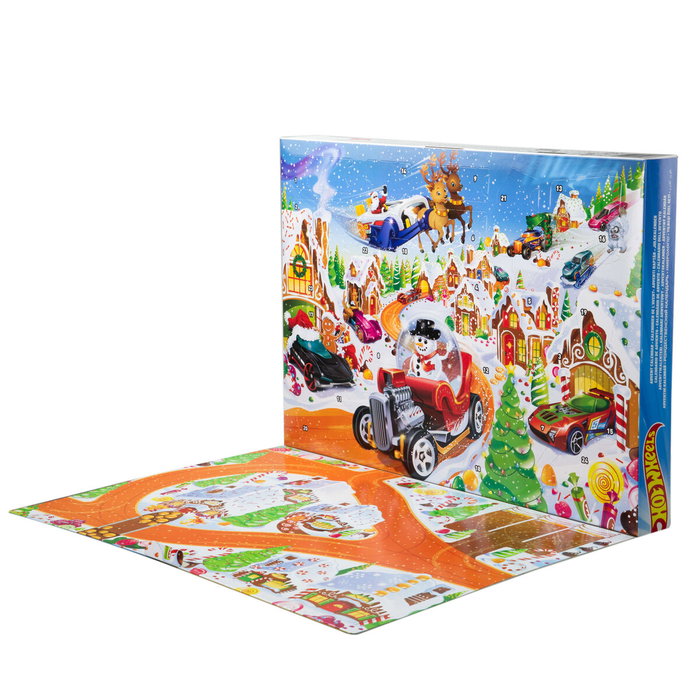 Calendrier de l’Avent Hot Wheels Métal Plastique Sports Calendrier de l’Avent Hot Wheels Métal Plastique Sports
