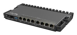 MikroTik RB5009UG+S+IN Routeur avec 9 Ports (1x 10G SFP+, 1x 2.5GbE, 7x Gigabit), CPU ARM Quad-core, USB 3.0, Alimentation PoE/DC, 1 Go RAM