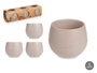 IBERGARDEN Set de 3 macetas avec réserve d'eau Taupe