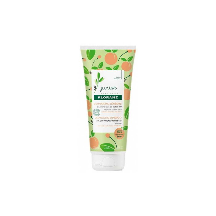 Klorane JUNIOR Shampoing démêlant pêche 200 ml Klorane JUNIOR Shampoing démêlant pêche 200 ml