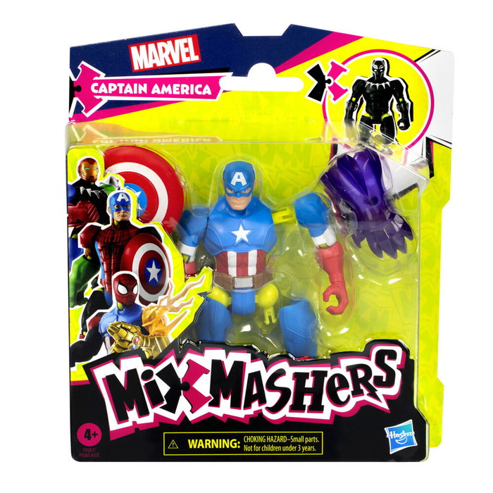 Hasbro MixMashers Captain America - Figurine personnalisable 12 cm Hasbro MixMashers Captain America - Figurine personnalisable 12 cm