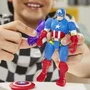 Hasbro Marvel MixMashers Captain America, Figurine 12 cm Personnalisable à Mélanger et Combiner avec Accessoires, pour Enfants dès 4 ans