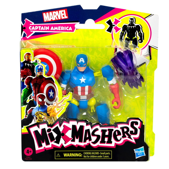 Hasbro MixMashers Captain America - Figurine personnalisable 12 cm Hasbro MixMashers Captain America - Figurine personnalisable 12 cm