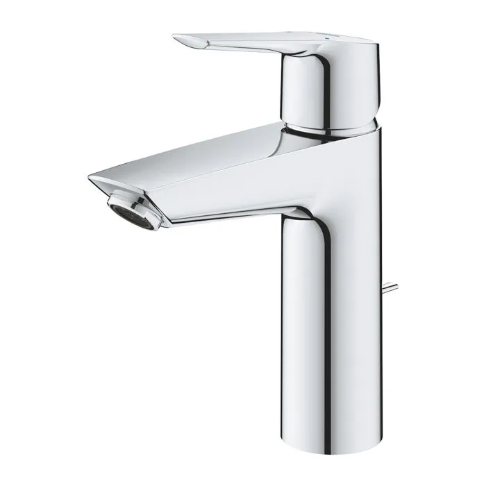 Grohe Mitigeur Monocommande pour Lavabo, Taille M, Finition Chromé, Système d'Économie d'Eau, Bec Droit, Hauteur 188 mm
