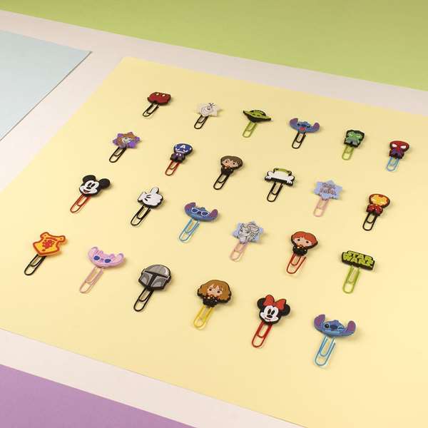 Cerdà - Clips Pack Stitch x4 - 4 clips décoratifs avec personnage Stitch - Jouet enfant 3 à 12 ans