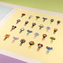 Cerdà - Clips Pack Stitch x4 - 4 clips décoratifs avec personnage Stitch - Jouet enfant 3 à 12 ans