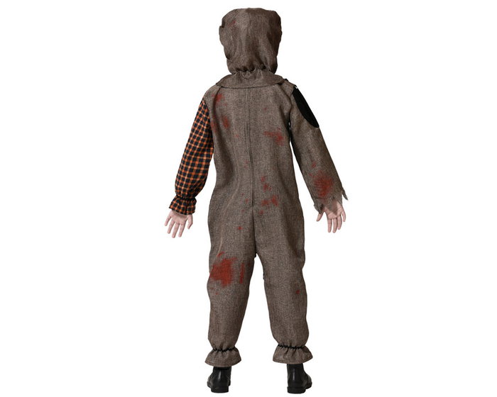 BigBuy Carnival Déguisement Poupée Vaudou Gris avec Masque pour Enfant