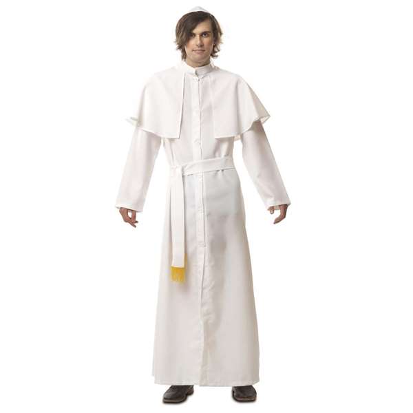 My Other Me Déguisement Le Pape avec Coiffe, Tunique et Écharpe - XXL