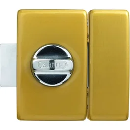 Abus Verrou de porte V83 CB 45 à bouton, Bronze, Coffre acier
