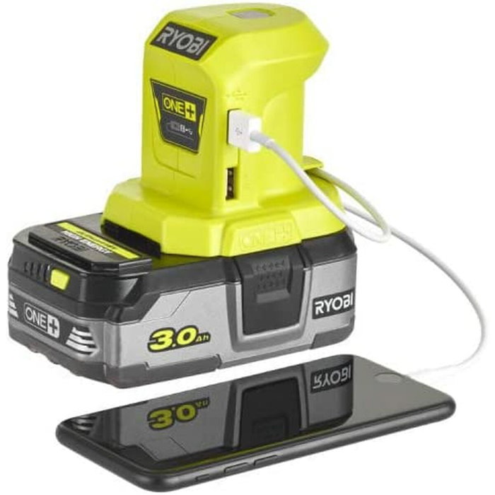 Ryobi R18USB Chargeur USB ONE+ 18V avec 2 ports