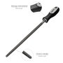 WOLFPACK LINEA PROFESIONAL Lime Maurer à manche ronde mi-douce 6 inch