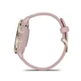 Garmin Montre Connectée Venu 3S - Boîtier 30.4mm Acier Soft Gold et Bracelet Silicone Rose - GPS, Autonomie 14 Jours