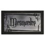 WIDDOP & CO - Plaque miroir décorative Dark Arts Harry Potter, en bois avec finition brillante et deux patères pour mur