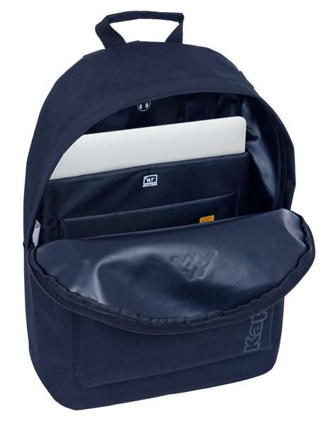 Safta Mochila Kappa Basics Sac à dos pour ordinateur portable 14,1 pouces - 31 x 41 x 16 cm, Bleu marine