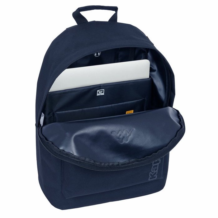 Cartable Kappa kappa basics Blue marine 31 x 41 x 16 cm Cartable Kappa kappa basics Blue marine 31 x 41 x 16 cm
